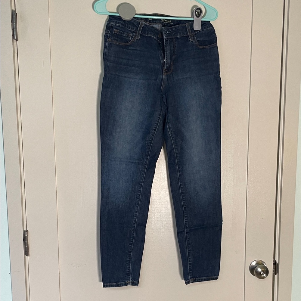 Old Navy Women's Dark Blue Skinny Jeans